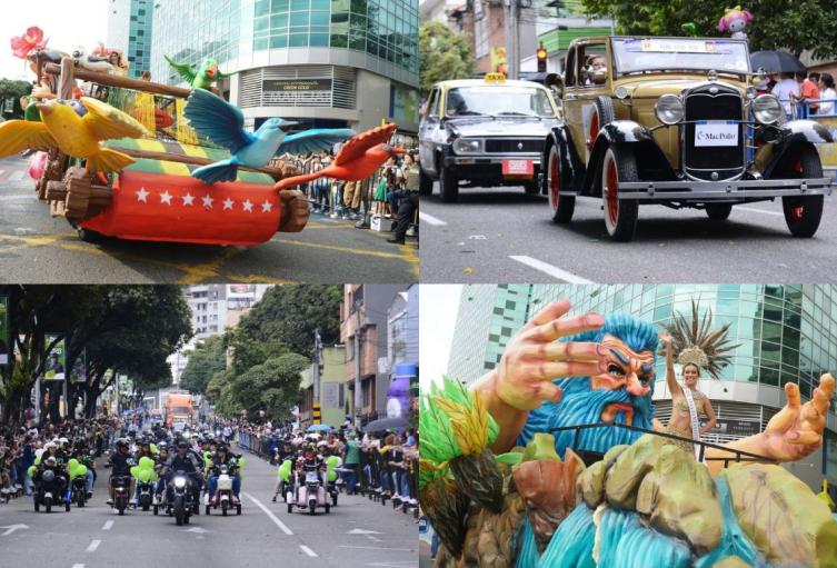 Desfile Picos de Oro y desfile de Clásicos y Antiguos en Bucaramanga