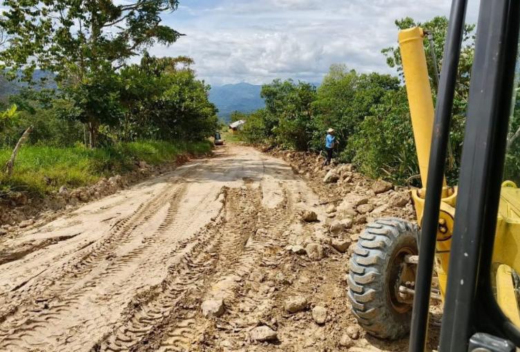 Obras en vías de Sucre (Santander)
