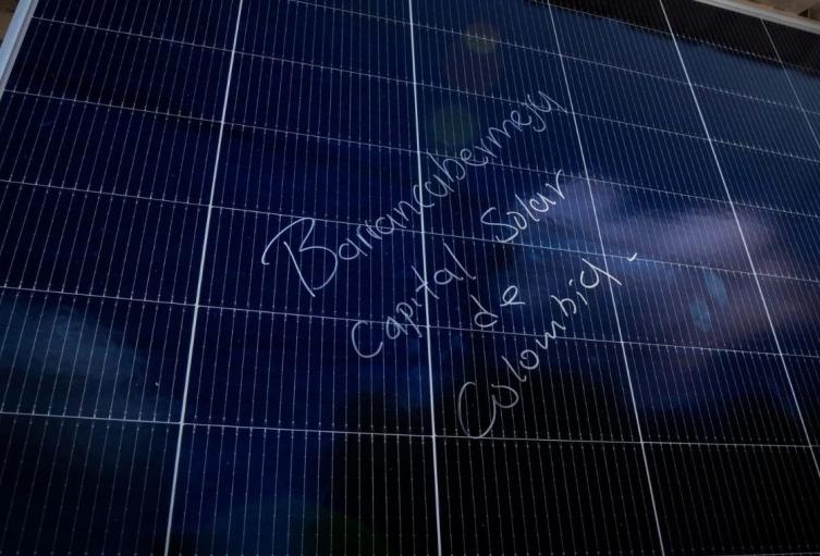 Paneles de energía solar en Barrancabermeja