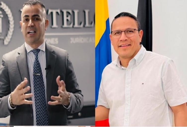 Alcalde de Cúcuta Jorge Acevedo y el abogado José Gregorio Botello