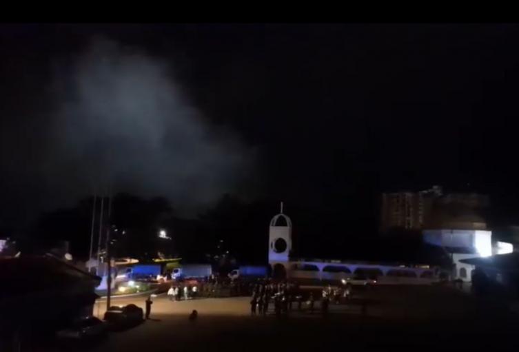 Actividades nocturnas del Ejército Nacional