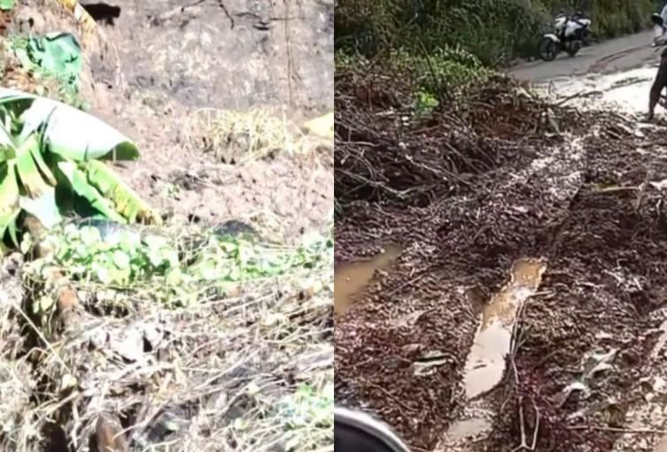 Afectaciones por lluvias en Suaita, Santander