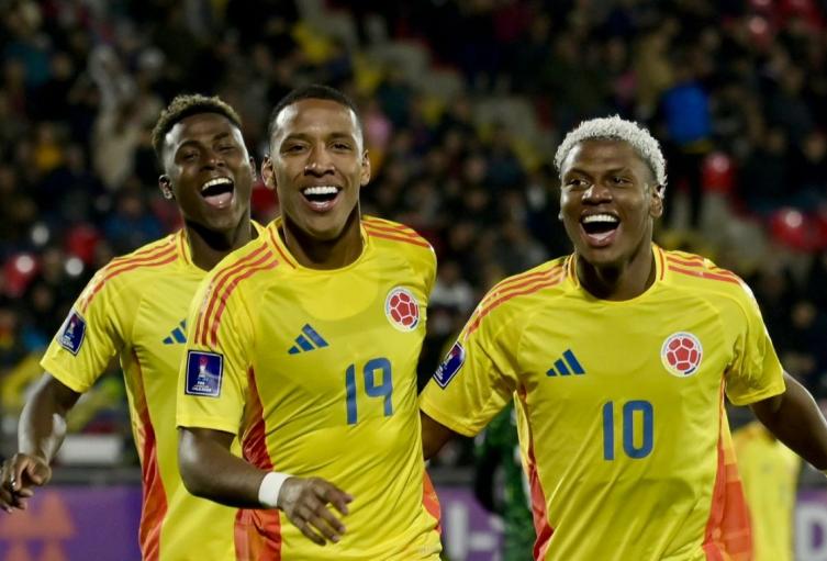 Jugadores de la Selección Colombia Sub-20