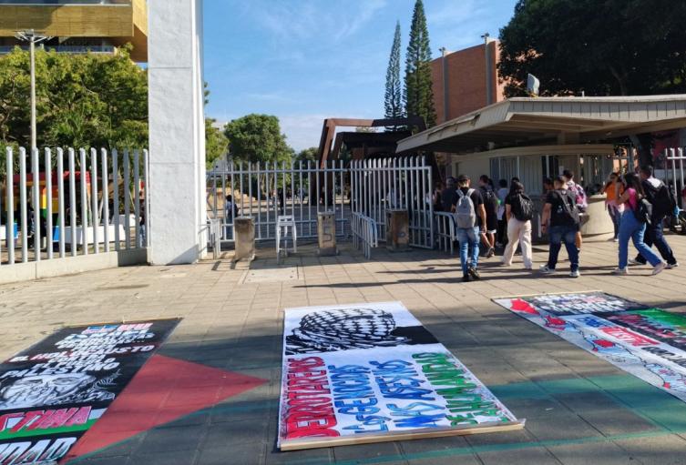 Marcha pro Palestina en Bucaramanga