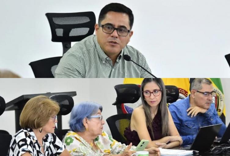 Reunión del alcalde de Bucaramanga con el Sindicato de Educadores de Santander