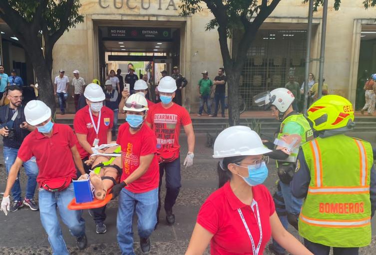 Simulacro en Cúcuta
