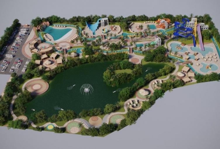 Render del Parque El Lago de Floridablanca (2026)