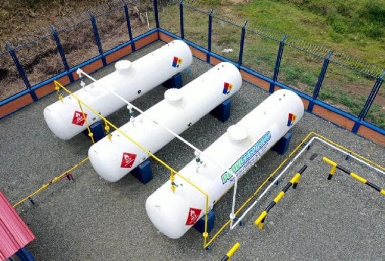 Estación de gas en Tibú, Norte de Santander