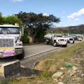 Bloqueo en la vía Ocaña -Cúcuta por distribuidores de combustible