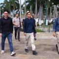Camilo Machado (concejal), Danovis Lozano (diputado) y Carlos Parra (concejal)