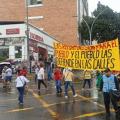Marcha de docentes en Bucaramanga