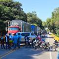  Los manifestantes permitirán el paso vehicular entre las 6 de la tarde y las 6 de la mañana.