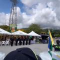 Policía Nacional en el estadio Américo Montanini