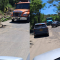 Autoridades advierten que, de no ejecutarse obras urgentes, podría perderse la carretera en zonas como Güepsa.