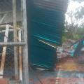 Cubierta afectada por vendaval en Chinácota, Norte de Santander