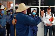 Continúan las protestas de la USO en campos petroleros de Barrancabermeja