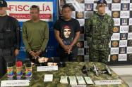 Dos hombres que extorsionaban a nombre del ELN 