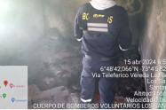 Explosión de gas en vivienda 