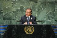 Presidente Gustavo Petro en la ONU 