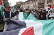 Manifestación y protesta por Palestina | Embalada de El Líbano | Bogotá | Octubre 2024