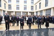 Presidentes de las Altas Cortes en homenaje por el Holocausto del Palacio de Justicia_2024