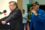 Presidente Gustavo Petro y gobernador de Santander Juvenal Díaz