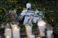 Velatón por la salud de Miguel Uribe Turbay en Modelia