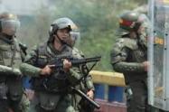 Guardia venezolana en zona de Frontera