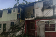 Las principales afectaciones tras la fuerte tormenta se registraron en viviendas que quedaron sin techo a causa de los intensos vientos. 