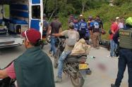 Accidente de tránsito en Ocaña, Norte de Santander