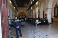 Ceremonia en Bucaramanga, en honor a policías fallecidos en Antioquia
