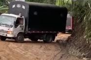 Mal estado de la Transversal del Carare