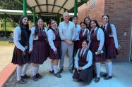 Rector de la UIS con estudiantes de Saravena, Arauca
