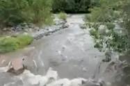 Foto: Río Salazar, lugar donde se  registró la creciente súbita. 