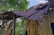 Emergencia por vendaval en zona rural de Cúcuta  