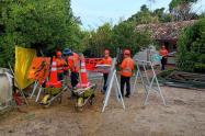 Trabajos en vías de la Mesa de los Santos