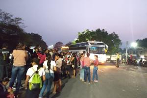 Estudiantes venezolanos en la zona de frontera