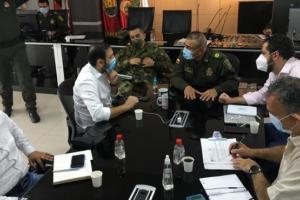 Autoridades en zona de frontera