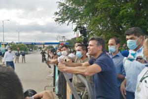 Leopoldo López recorrió la zona de frontera en Norte de Santander 