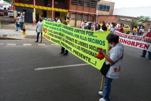 Protesta  de Sindicalistas en Cúcuta