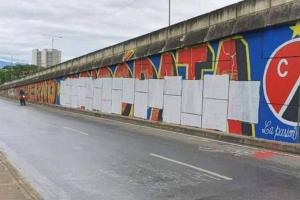 Mural contra Gobierno en Cúcuta