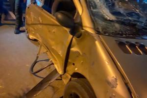 Carro afectado por onda explosiva en Cúcuta