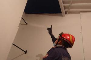 Fue una tormenta eléctrica con fuertes vientos los que se registraron.