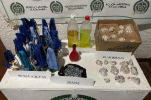 Explosivos decomisados en Pamplona