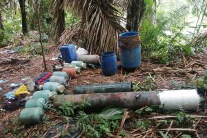 Explosivos en zona rural de Cúcuta