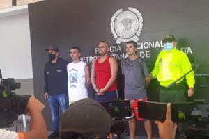 Delincuentes capturados
