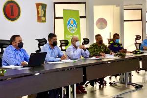 Reunión de Gerente de Banco Agrario con Autoridades en Cúcuta