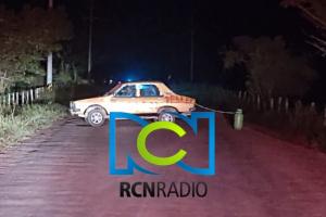 Carro con cilindro en Tibú