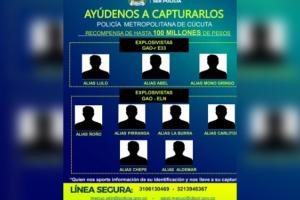 Explosivitas Buscados en Norte de Santander