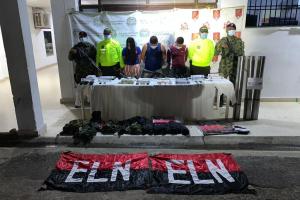 Tres integrantes del Eln capturados en Norte de Santander